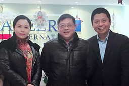 北京市人保局市场处有关领导一行赴非凡国际
走访调研